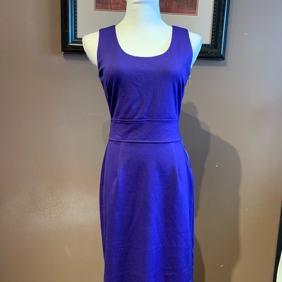 Banana Republic Purple Mini Dress size 4 EUC - Picture 8 of 11